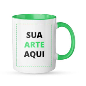 caneca personalizada alca verde
