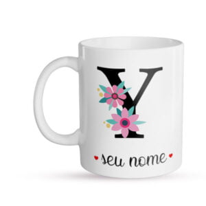 Caneca Personalizada Letra Y frente