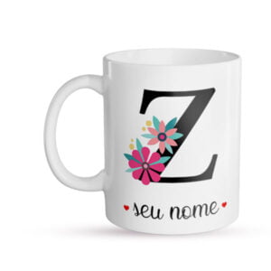 Caneca Personalizada Letra Z frente