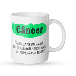 Caneca signo cancer frente