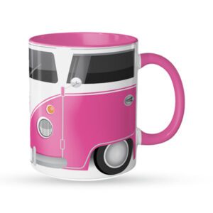 caneca kombi rosa frente