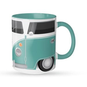 caneca kombi verde frente