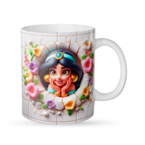 Caneca estampada jasmine