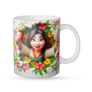 Caneca estampada mulan