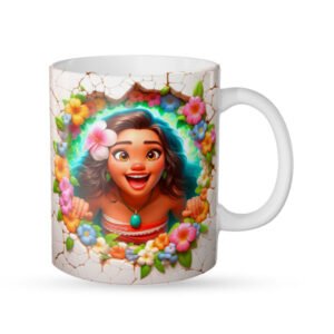 Caneca estampada Moana