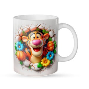 Caneca estampada tigrao